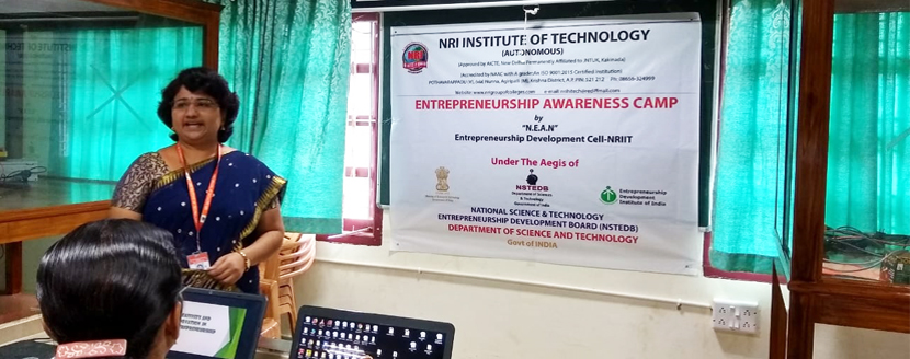 A THREE DAY ENTREPRENEURSHIP AWARENESS CAMP at NRI Institute of Technology (12)