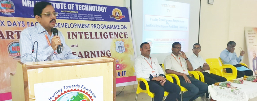 FDP on “Artificial Intelligence and Deep Learning” at NRI Institute of Technology (5)