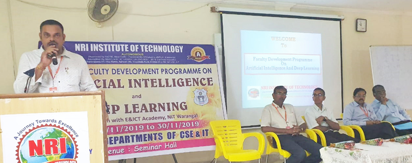 FDP on “Artificial Intelligence and Deep Learning” at NRI Institute of Technology (7)