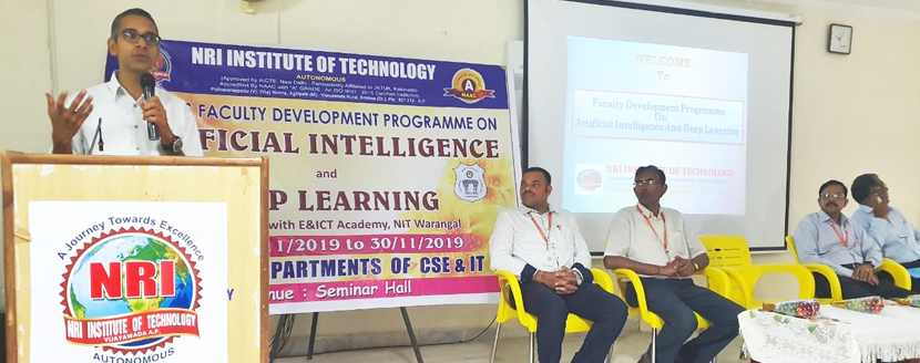 FDP on “Artificial Intelligence and Deep Learning” at NRI Institute of Technology (8)