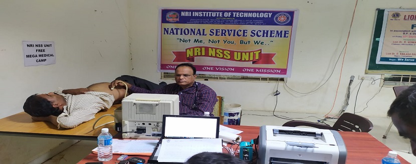 FREE MEGA MEDICAL CAMP ORGANIZED BY NSS at NRI Institute of Technology (2)
