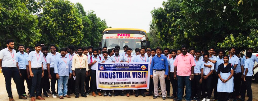 INDUSTRIAL VISIT TO GS ALLOYS – MECHANICAL ENGINEERING DEPT, NRI Institute of Technology (1)