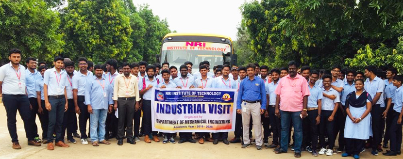 INDUSTRIAL VISIT TO GS ALLOYS – MECHANICAL ENGINEERING DEPT, NRI Institute of Technology (2)