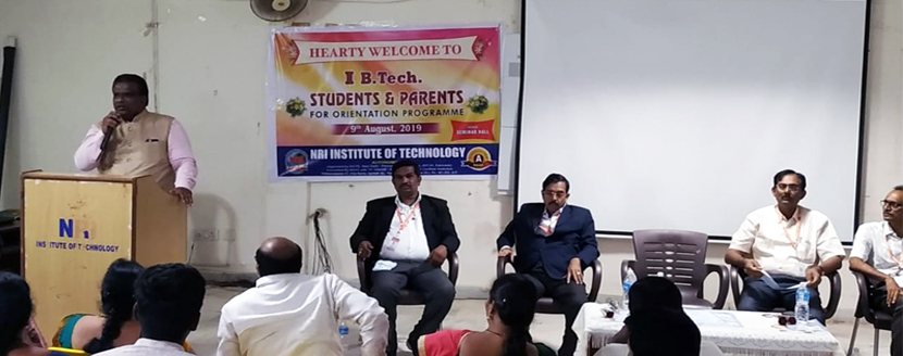 ORIENTATION AND INDUCTION PROGRAM - I YEAR B.TECH STUDENTS FOR A.Y. 2019-20 (7)