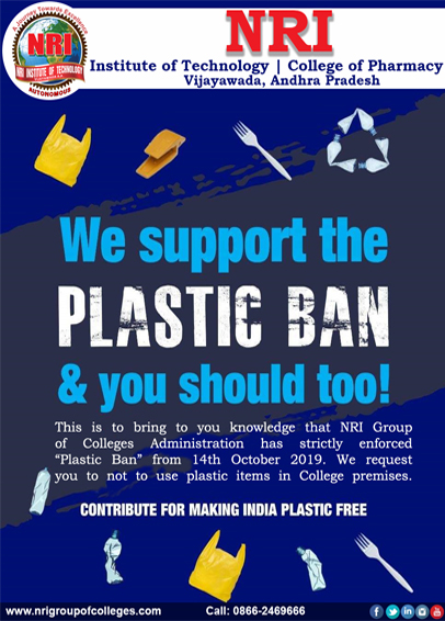 Plastic Ban at NRIIT