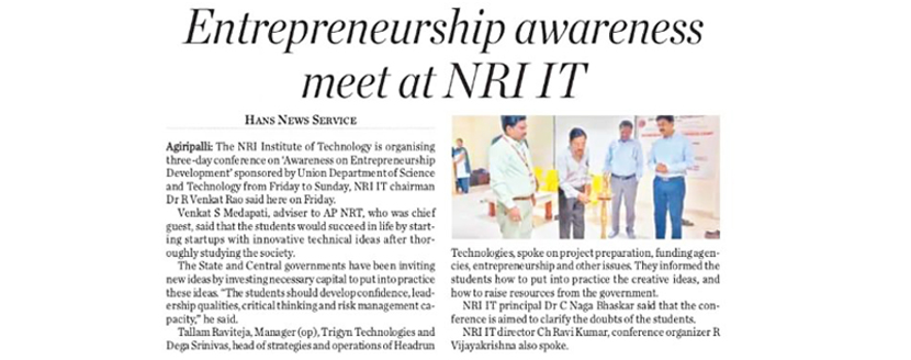 three-day conference on Awareness on Entrepreneurship Development at NRI Institute of Technology, Vijayawada (27)
